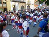 Foto 1: Actuació del Ball de Bastons Infantil de l’Arboç en la Festa Major (Autor: S. Sedó) 