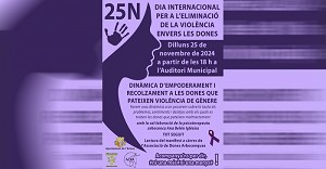 Actes del 25N a lArbo per commemorar el Dia Internacional per a lEliminaci de la Violncia envers les Dones